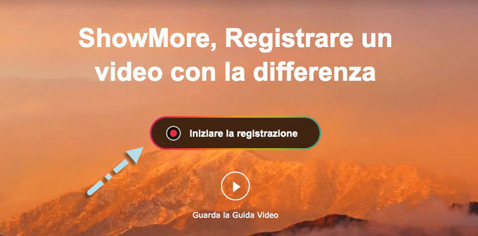 pulsante di registrazione