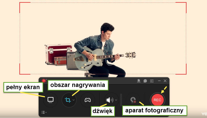 rozpocznij nagrywanie youtube