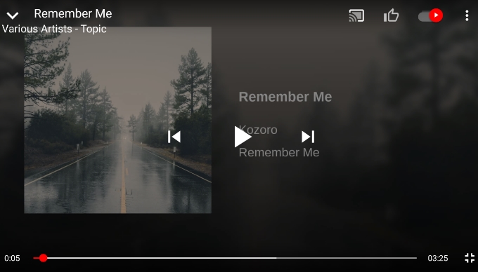 youtube player