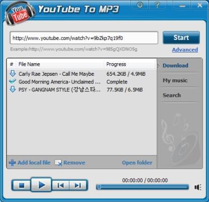 Convert YouTube to mp3