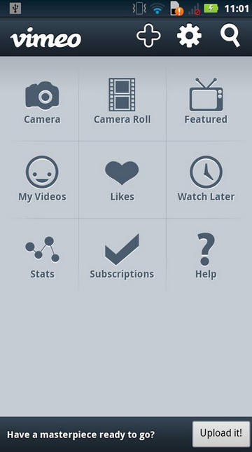 Vimeo for android app