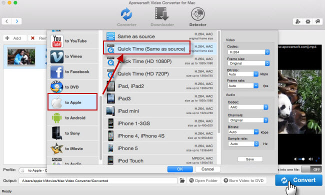video converter on Mac OS X El Capitan
