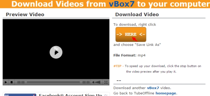 Download VBOX7 video online