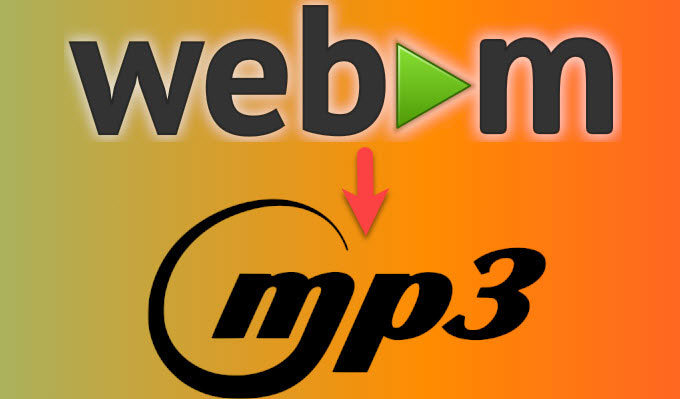 WEBM to MP3 converter