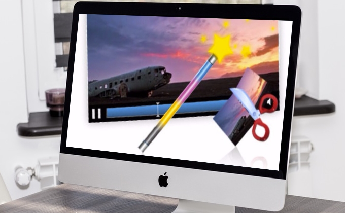 Edit video on Mac computer