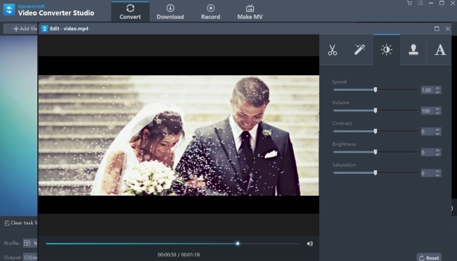 wedding video editor