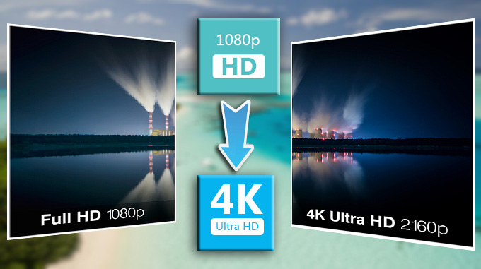 1080P zu 4K Umwandler