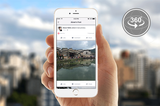 wie Sie 360-Grad-Fotos für Facebook machen können