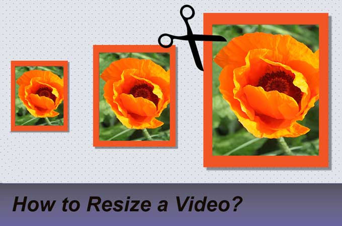 how to resize a video