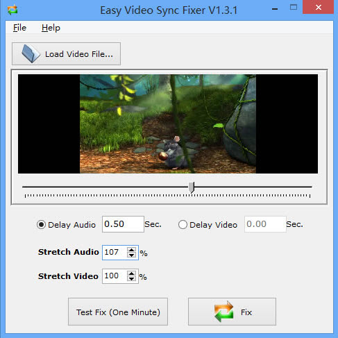 synchroniser video audio 