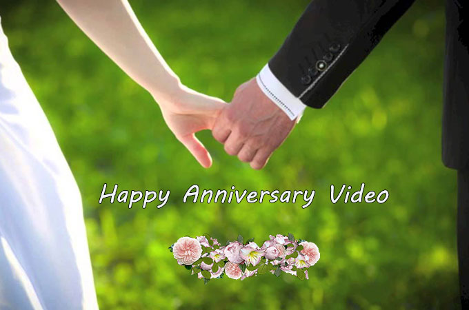 happy anniversary video maker