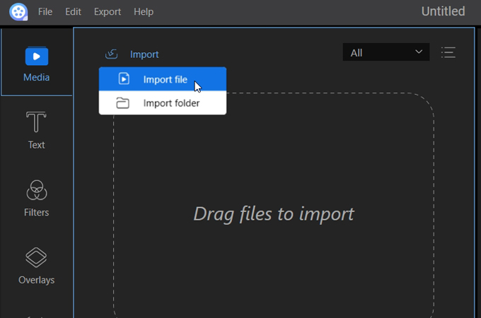 import a video intro