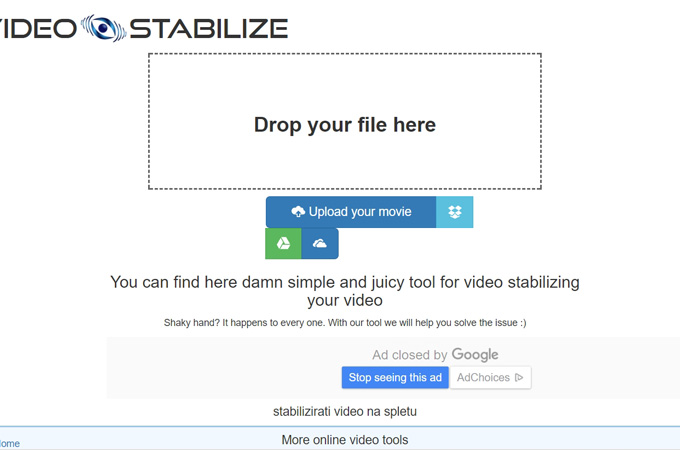 stabilize videos with video stabilize