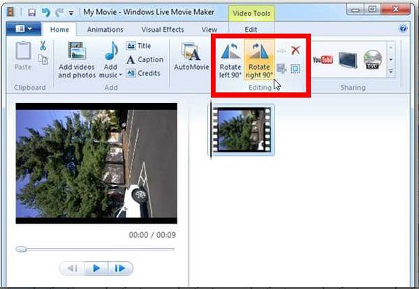 portrait video to landscape converter